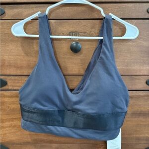 Women's Slate Gray Sports Bra- Fabletics M